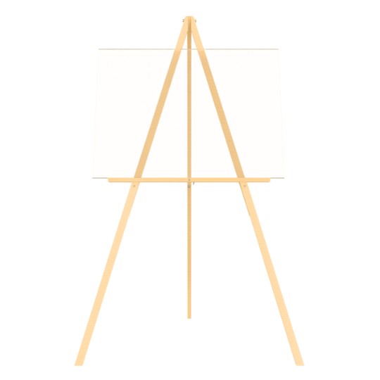 Large wooden easel