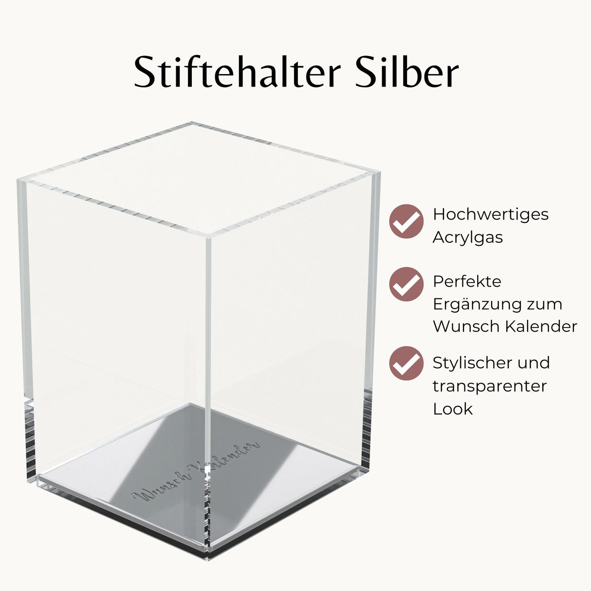 Stiftehalter aus Acrylglas