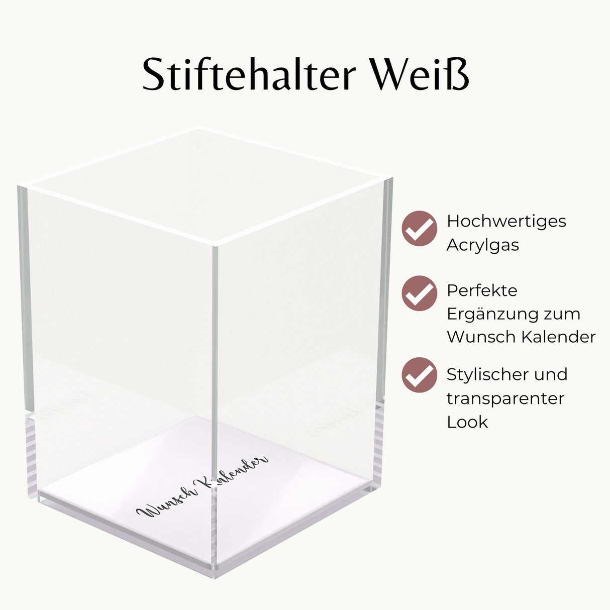 Stiftehalter aus Acrylglas