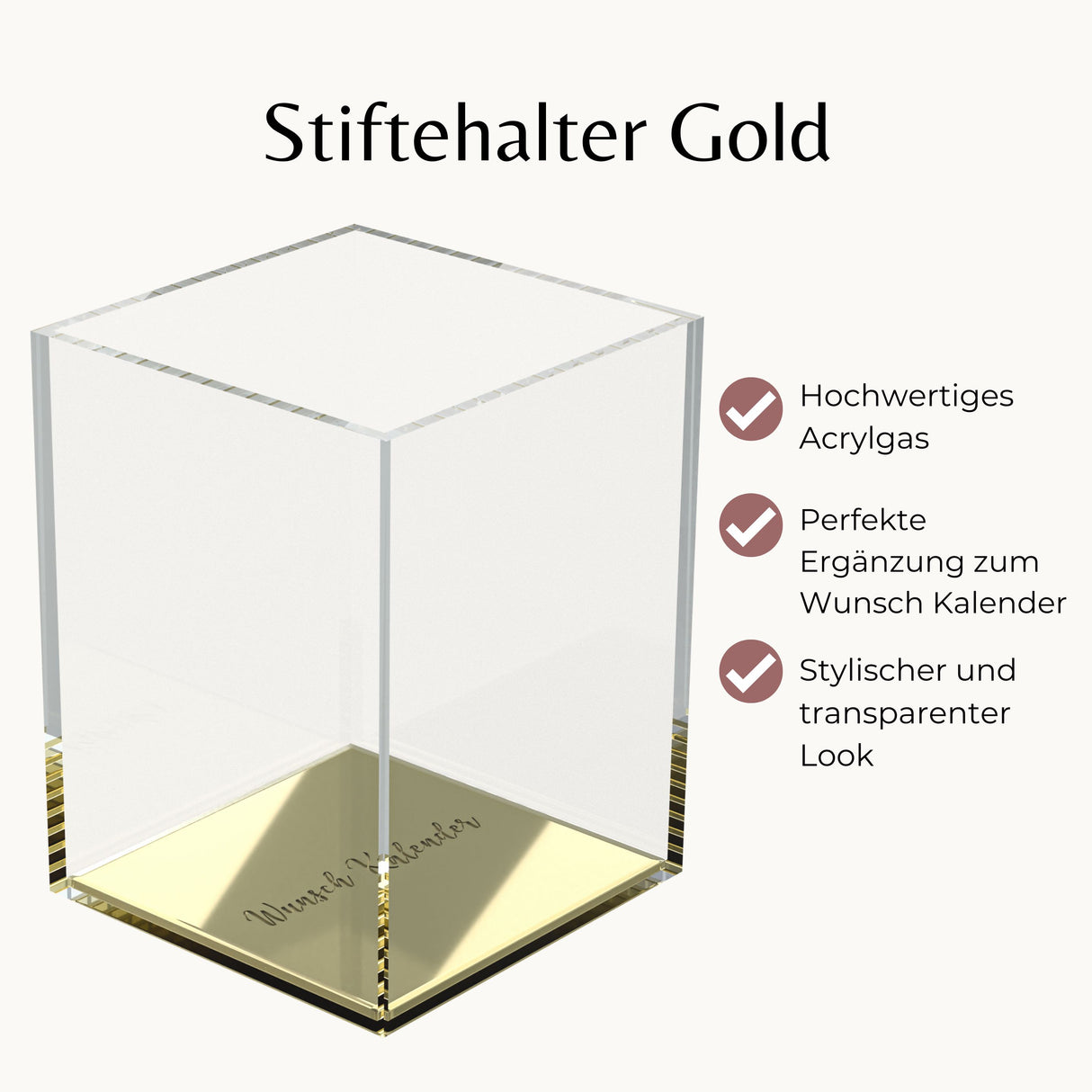 Stiftehalter aus Acrylglas