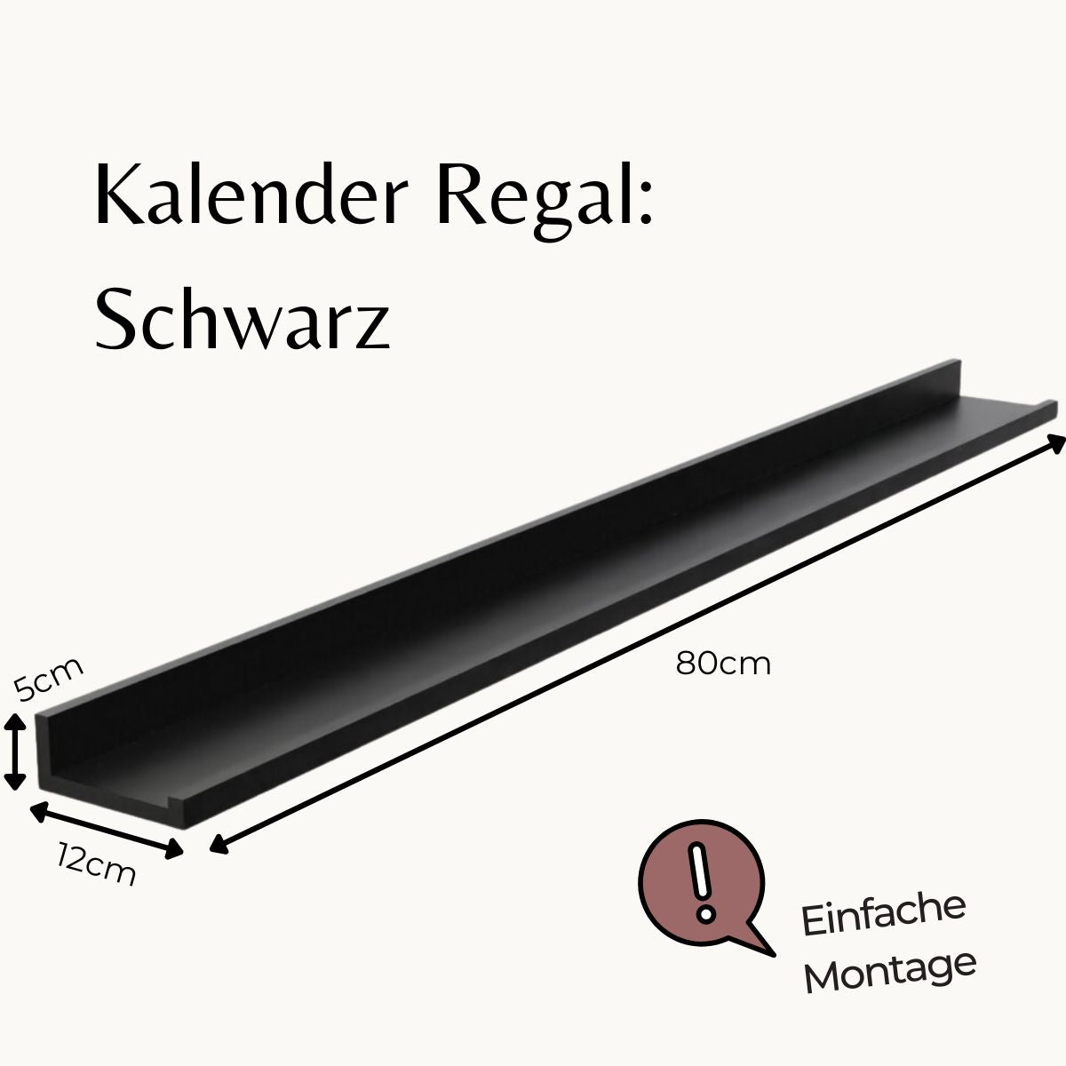 Kalender Wandregal