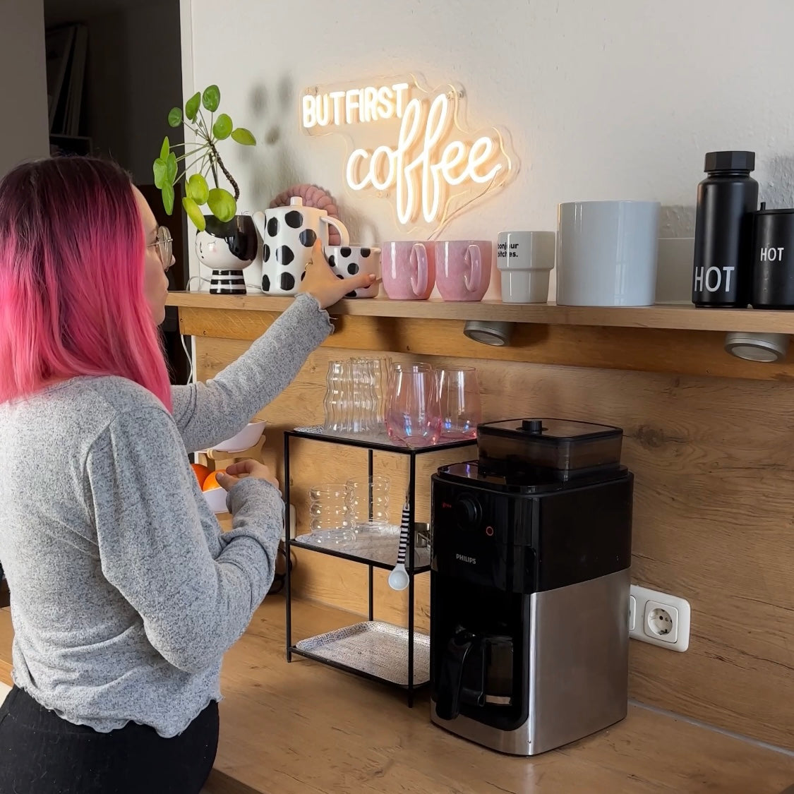 "But first Coffee" - LED Sign