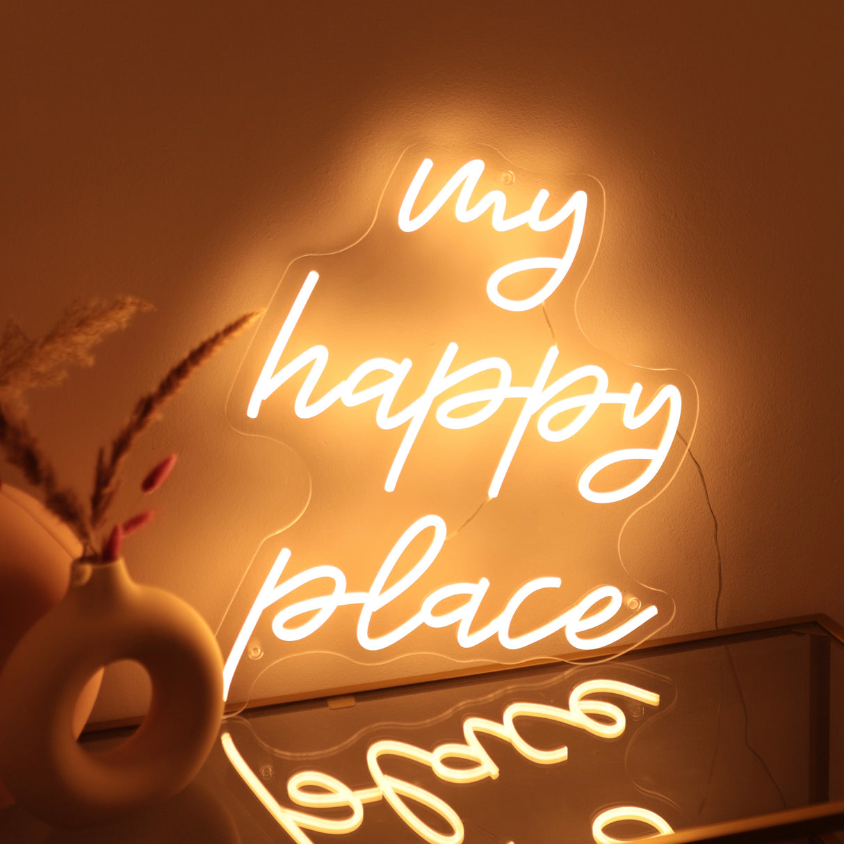 "my happy place"- LED Sign