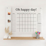 Monthly Planner with Magnetic Board