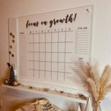 Monthly Planner with Magnetic Board